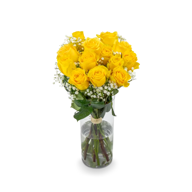 Bouquet of yellow roses